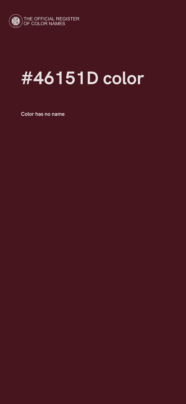 #46151D color image