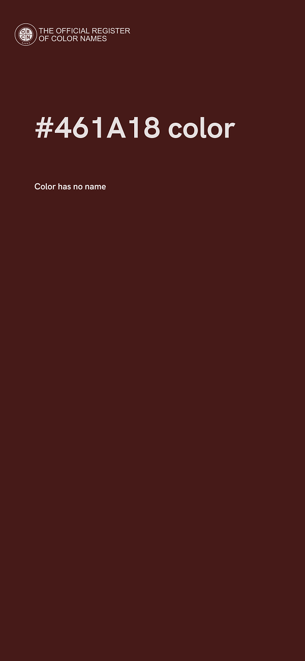 #461A18 color image