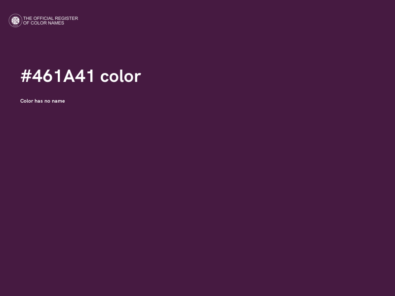 #461A41 color image