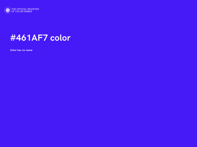 #461AF7 color image