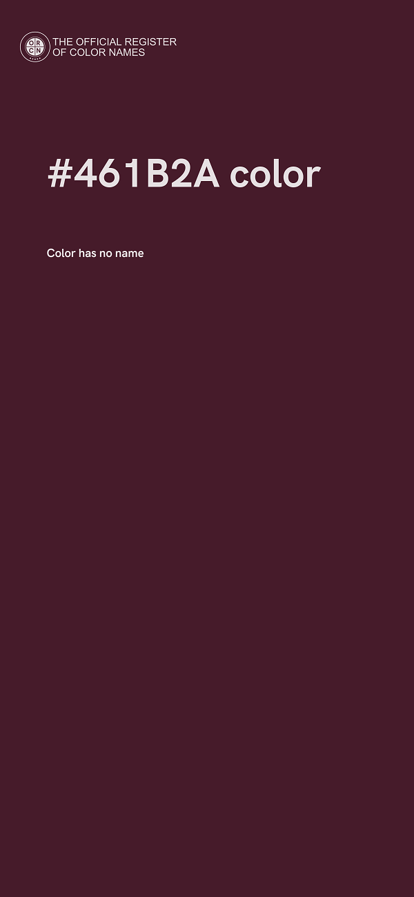 #461B2A color image