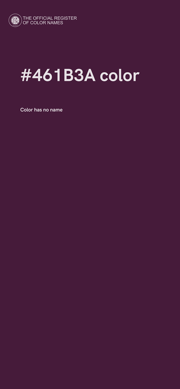 #461B3A color image