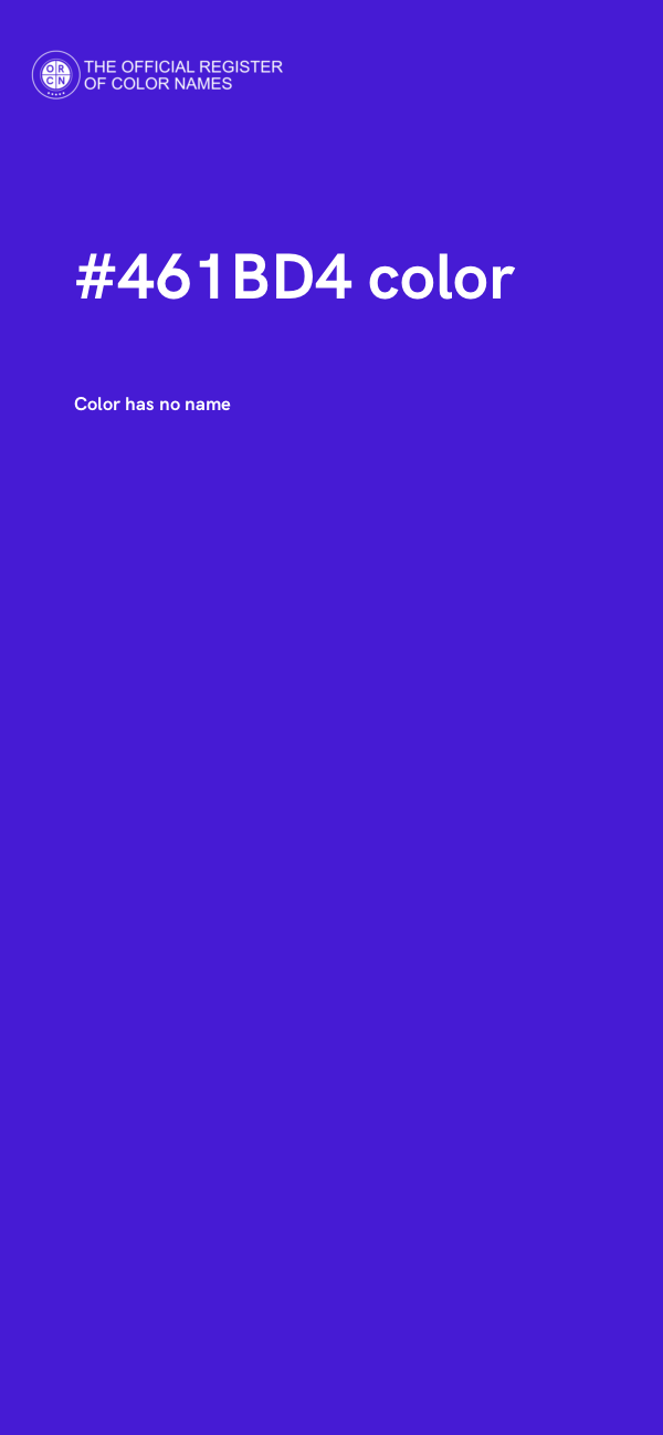 #461BD4 color image