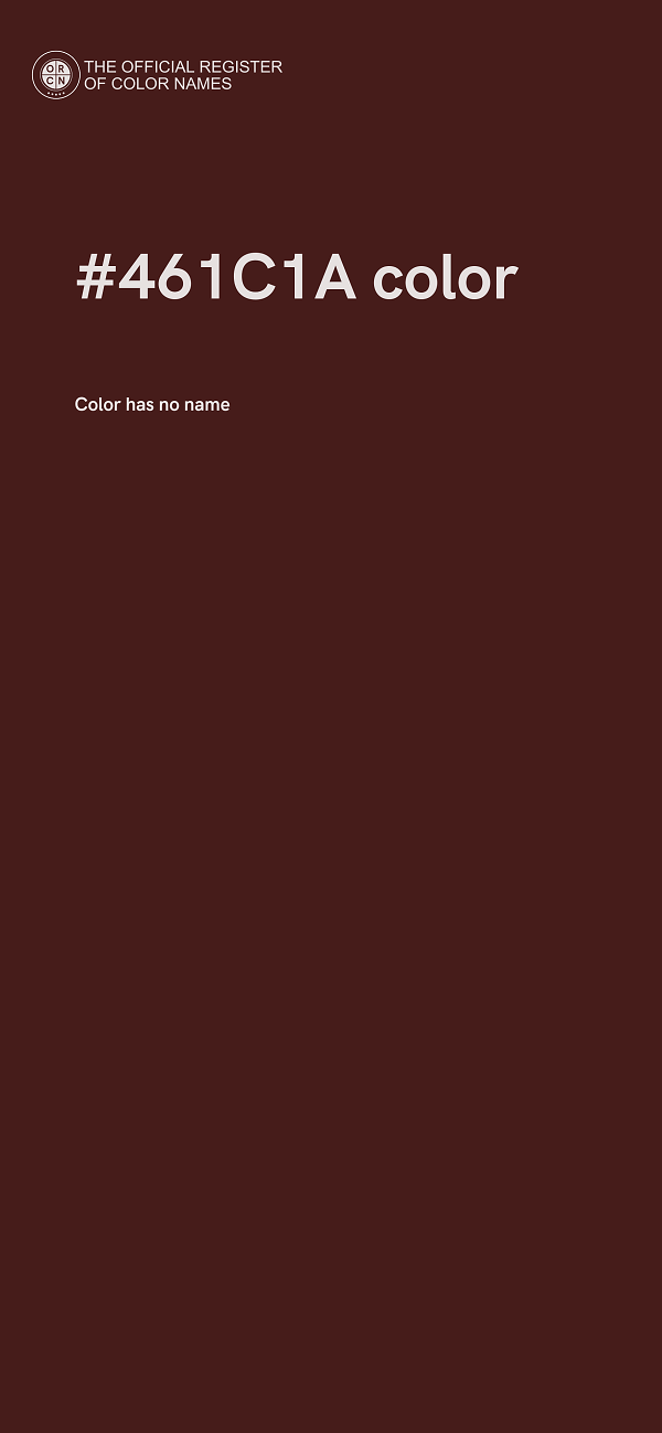 #461C1A color image