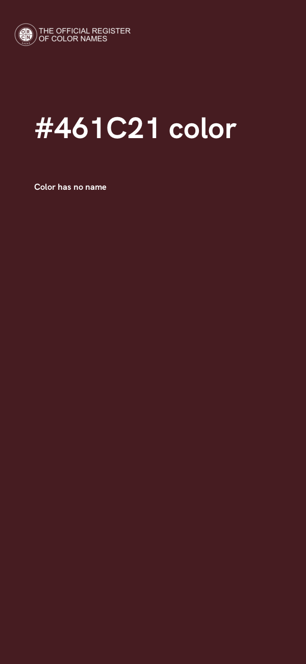 #461C21 color image