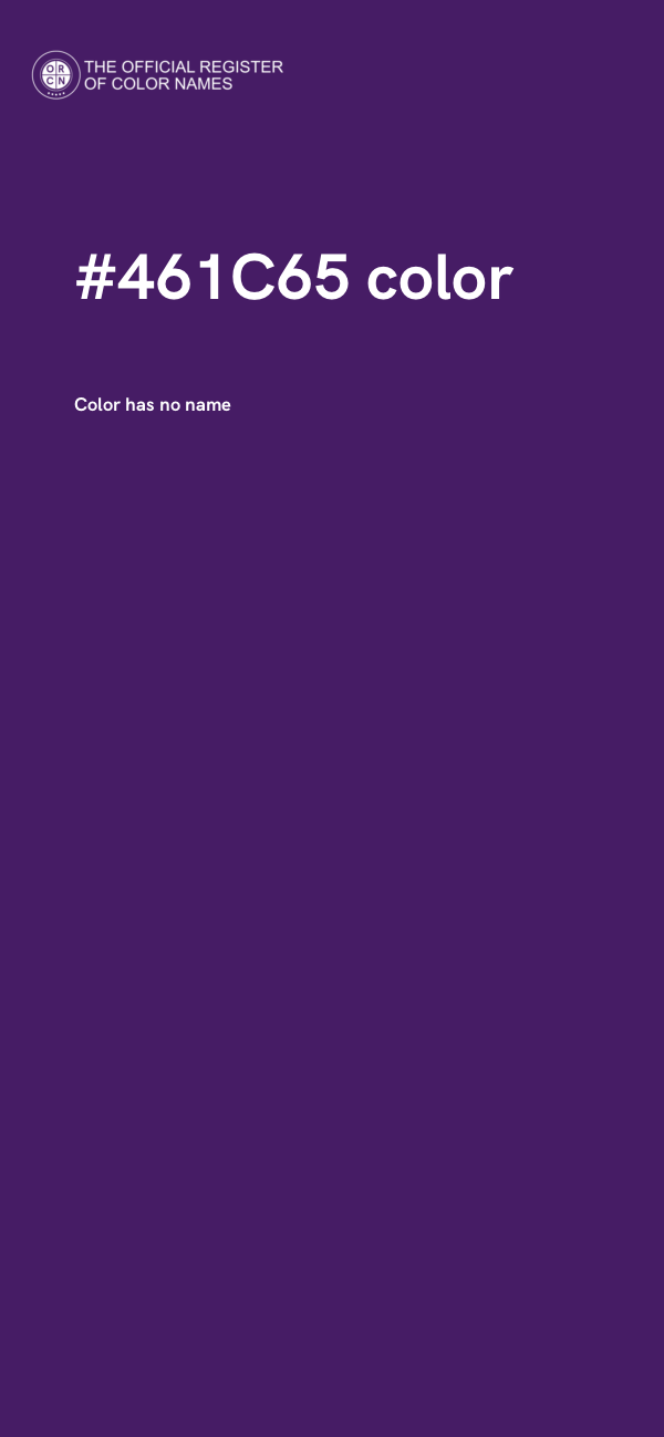 #461C65 color image
