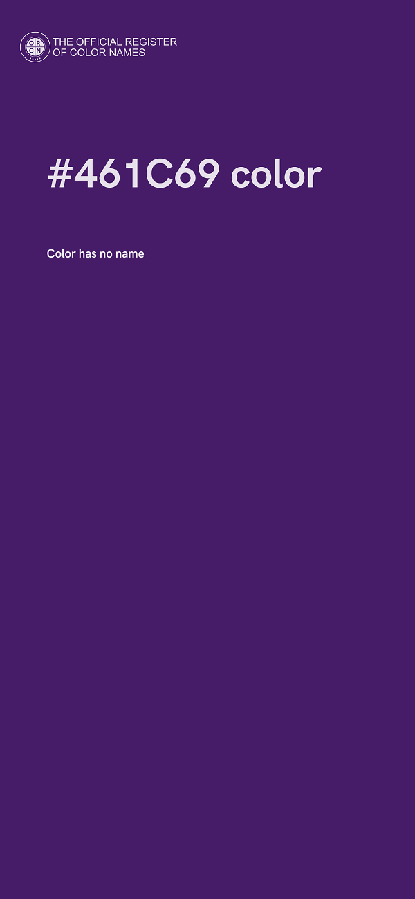 #461C69 color image