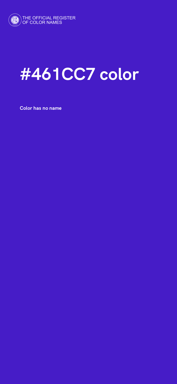 #461CC7 color image