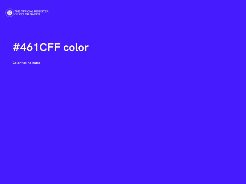 #461CFF color image