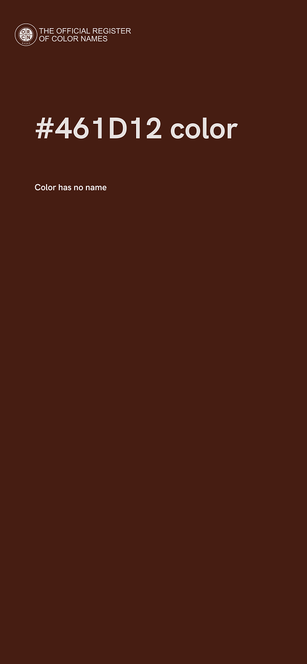 #461D12 color image