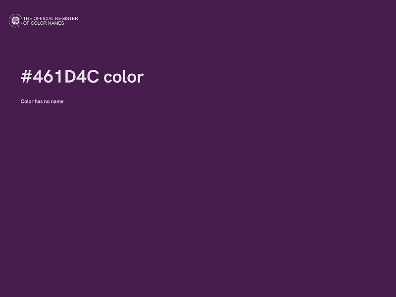 #461D4C color image