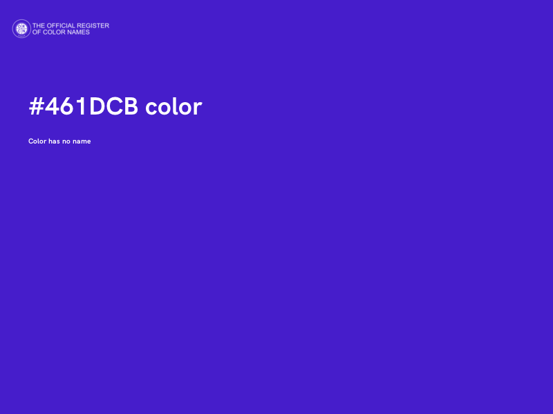 #461DCB color image