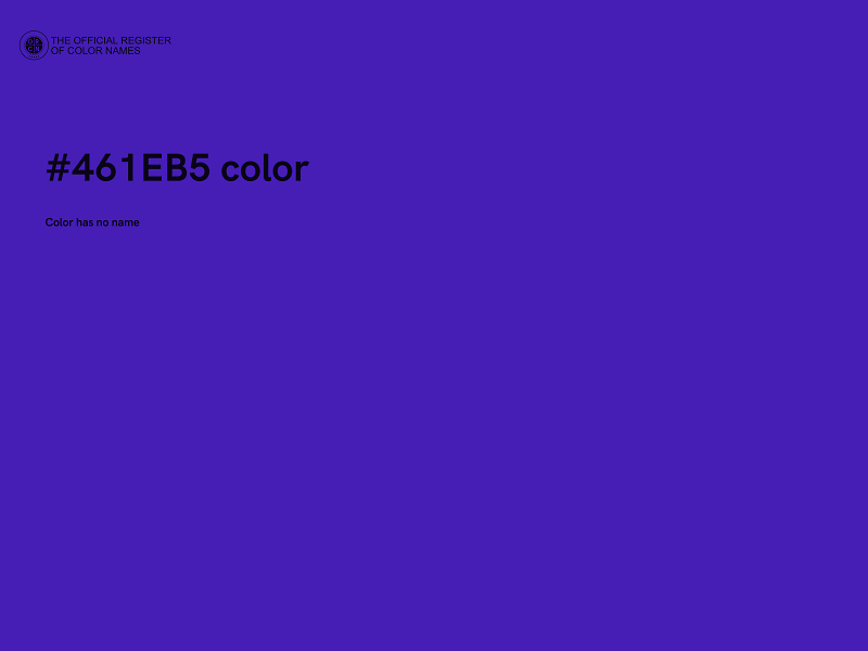 #461EB5 color image