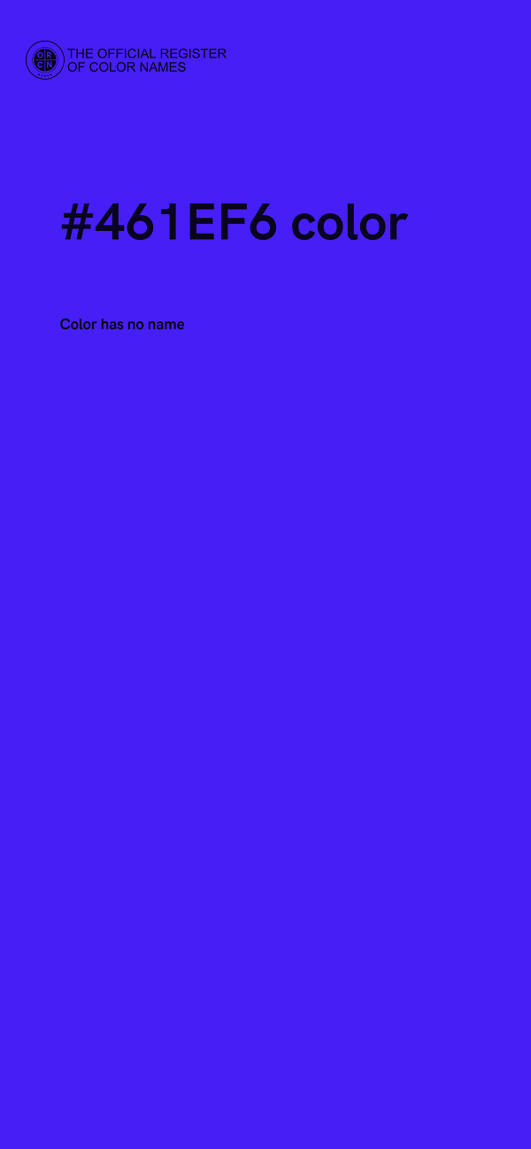 #461EF6 color image