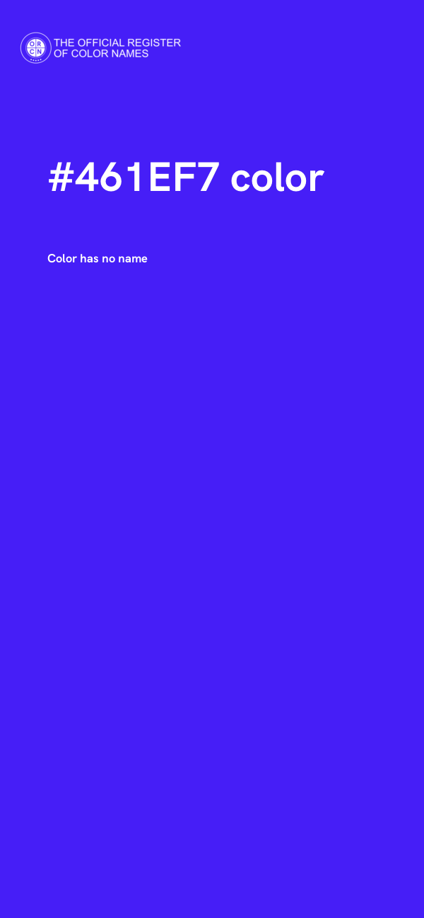 #461EF7 color image