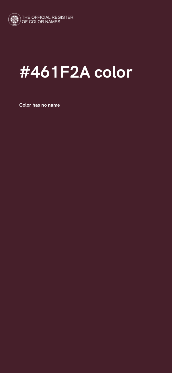 #461F2A color image