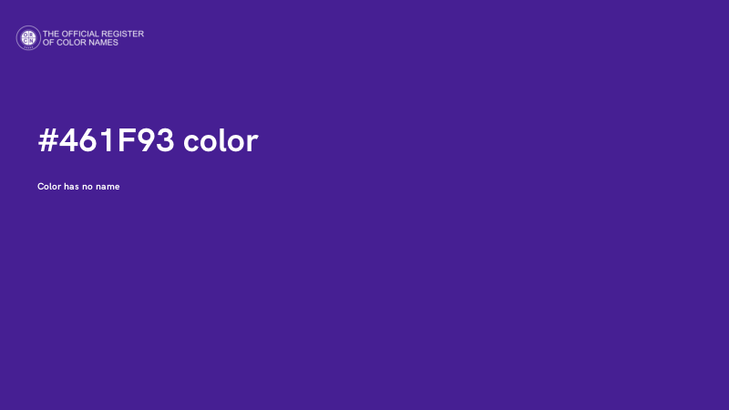 #461F93 color image