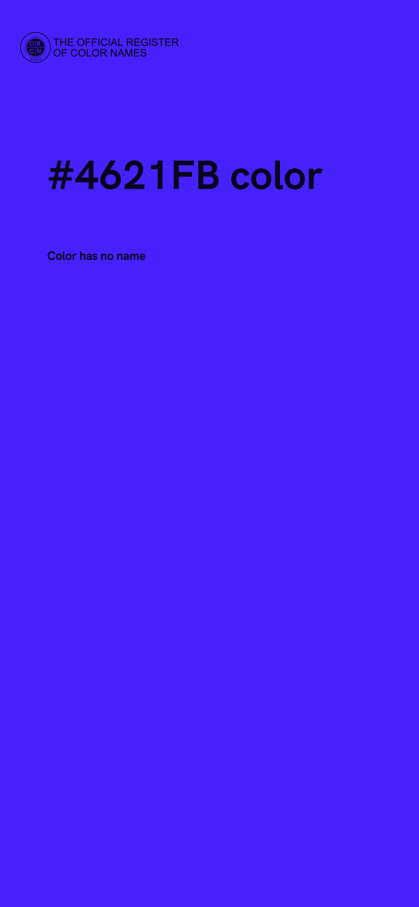 #4621FB color image