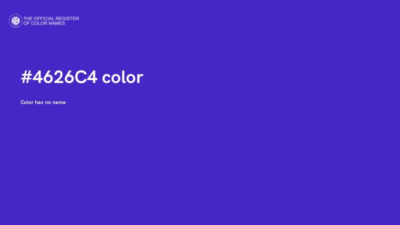 #4626C4 color image
