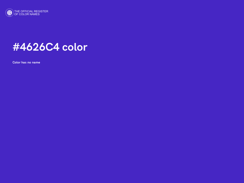 #4626C4 color image