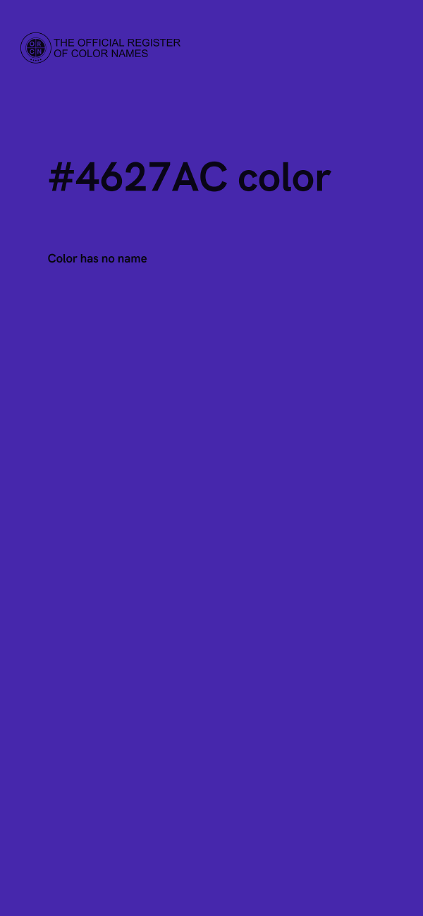 #4627AC color image