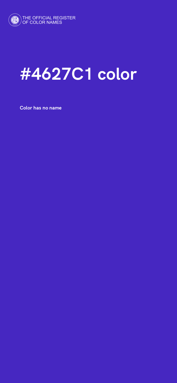 #4627C1 color image