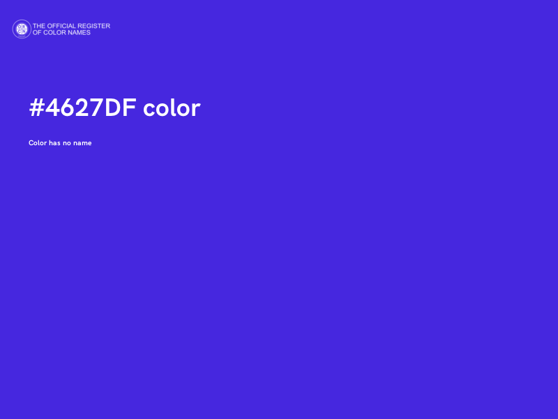 #4627DF color image