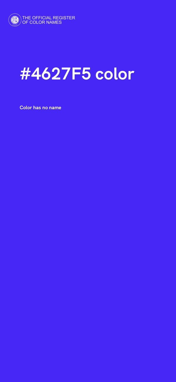 #4627F5 color image