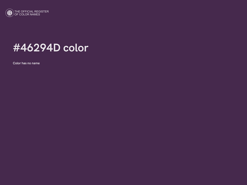 #46294D color image