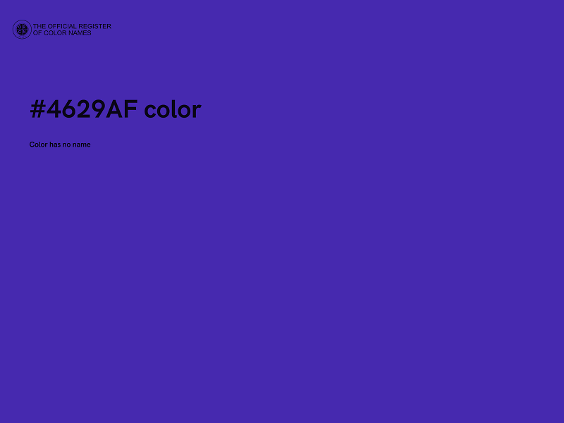 #4629AF color image