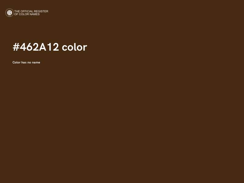 #462A12 color image