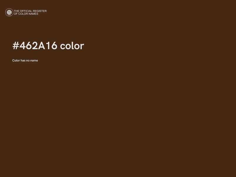 #462A16 color image