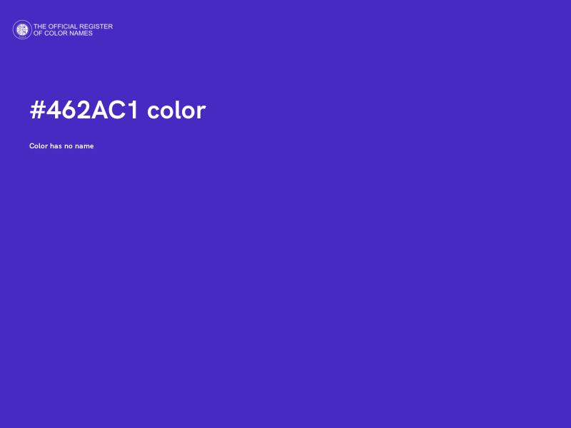 #462AC1 color image
