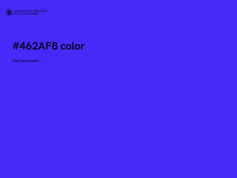#462AF8 color image