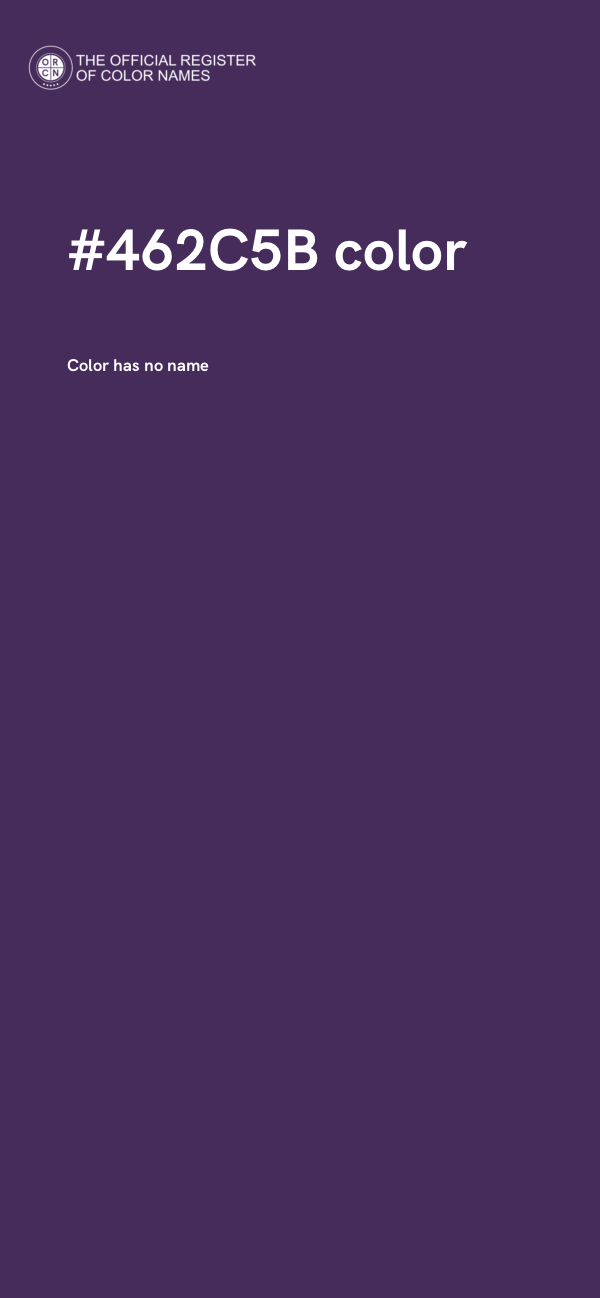#462C5B color image