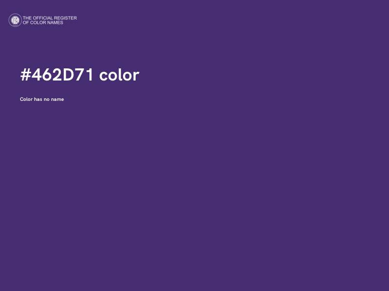 #462D71 color image