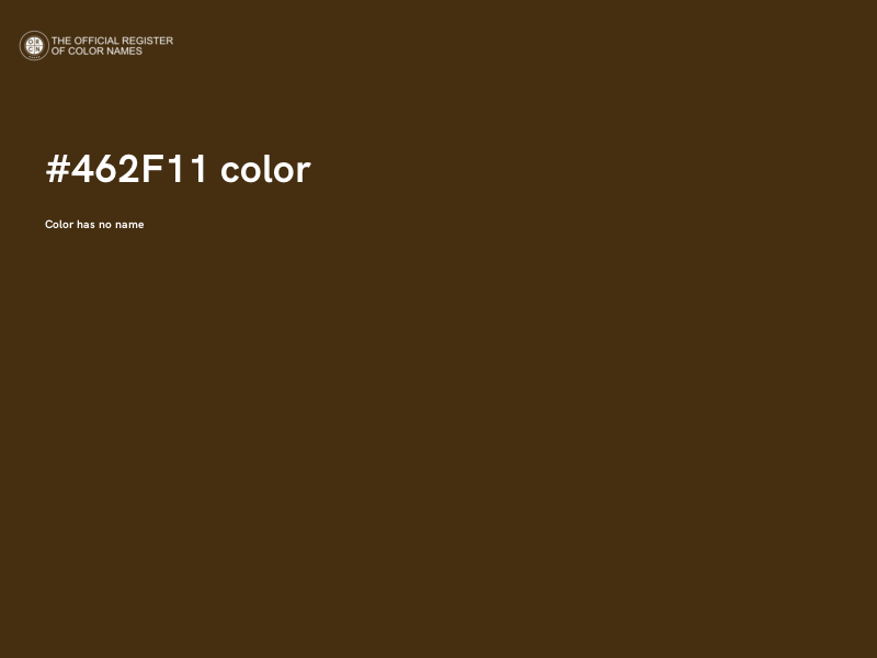 #462F11 color image