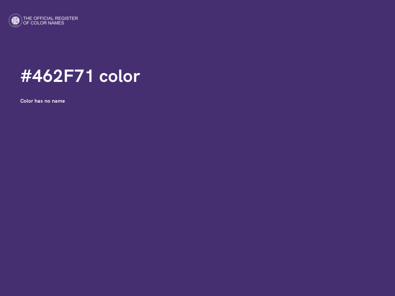 #462F71 color image