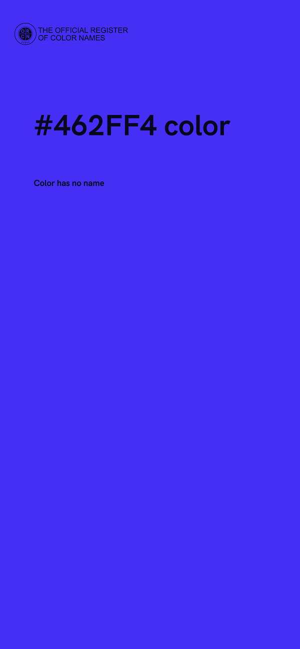 #462FF4 color image