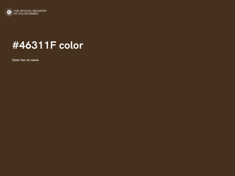 #46311F color image