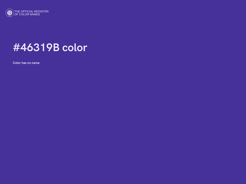 #46319B color image