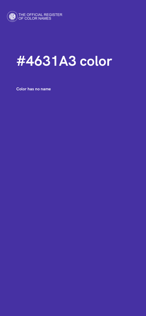 #4631A3 color image