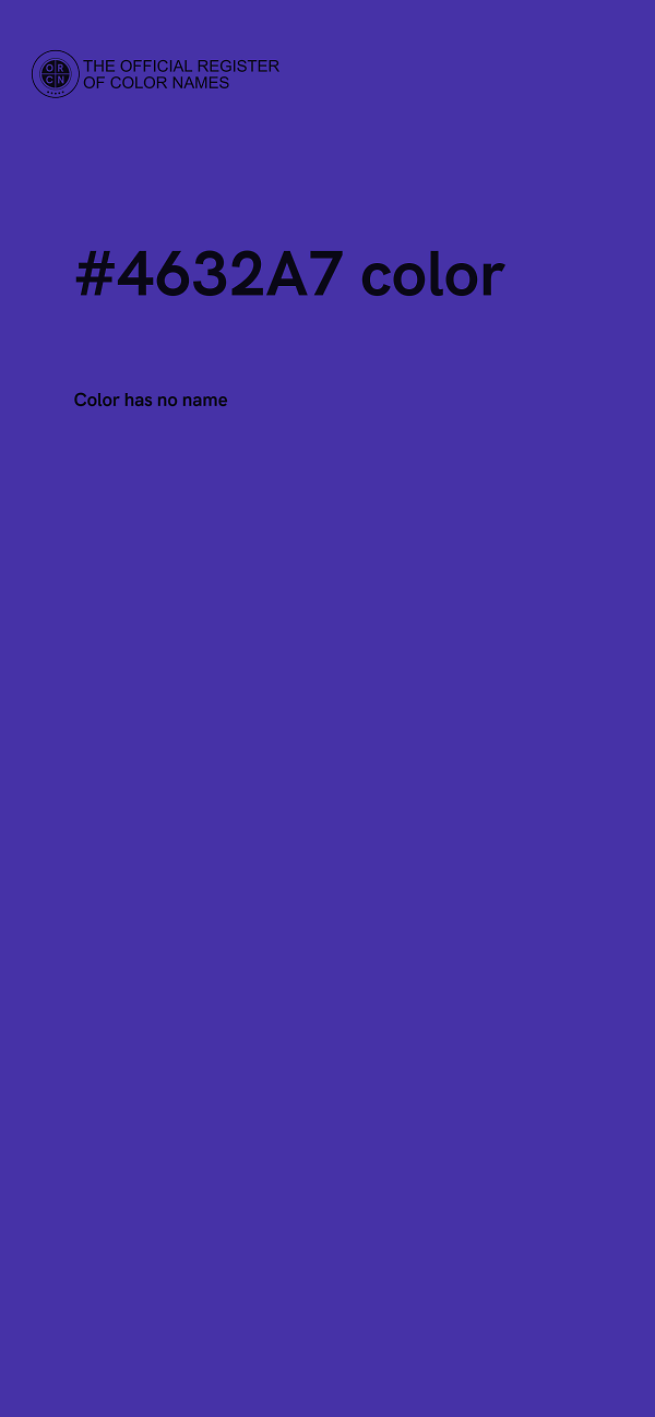 #4632A7 color image