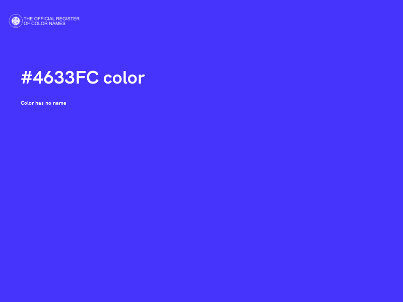 #4633FC color image