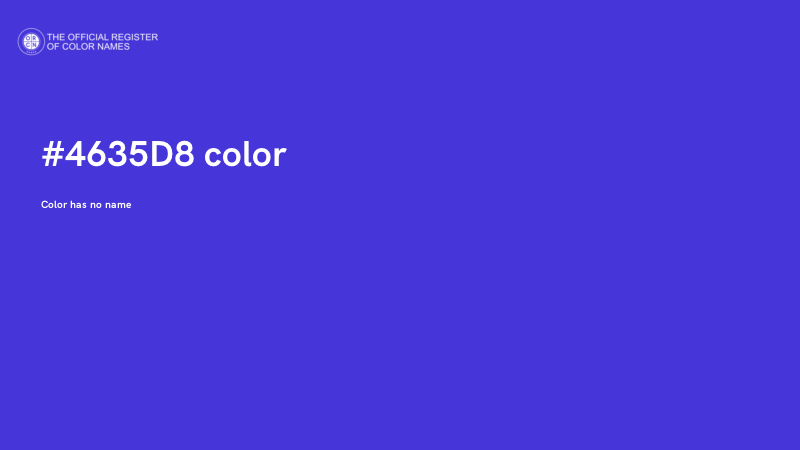 #4635D8 color image