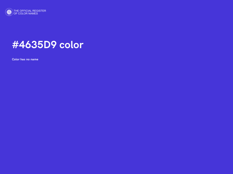 #4635D9 color image
