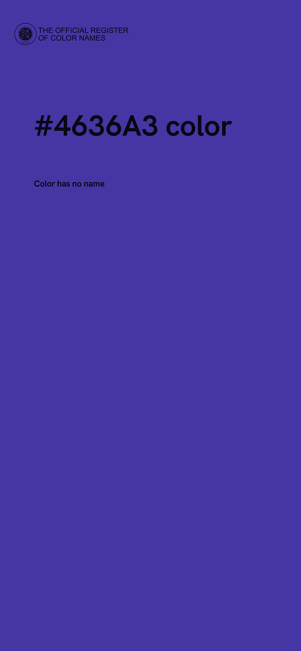 #4636A3 color image