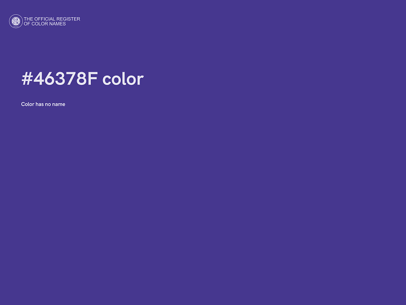 #46378F color image