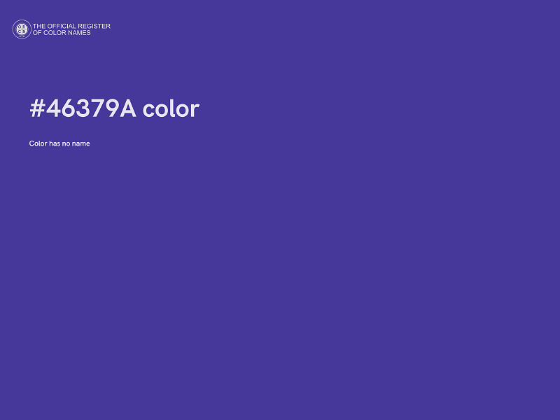 #46379A color image