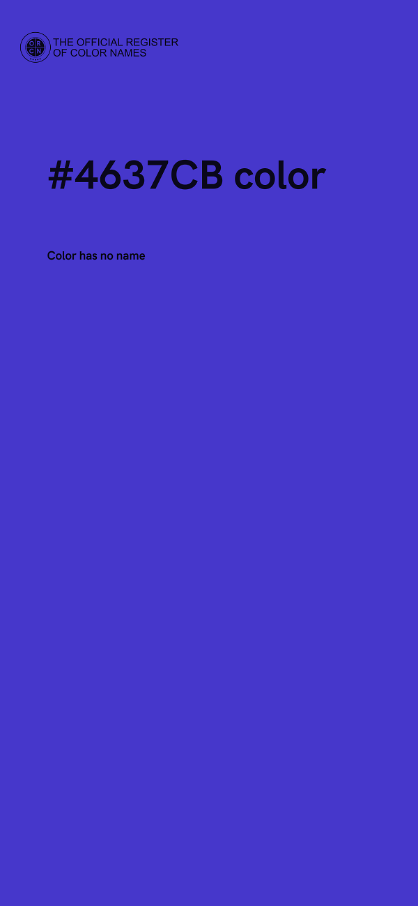 #4637CB color image